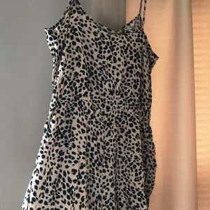 Leopard Print Romper